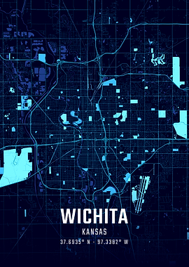 Wichita Midnight City Map
