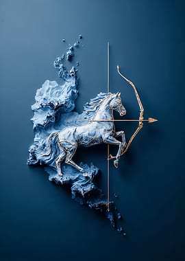 Sagittarius Horse Archer Sculpture
