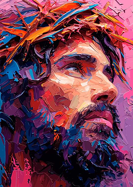 Jesus Christ Portrait Painting