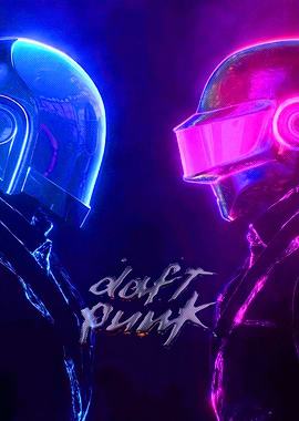Daft Punk Neon Helmets