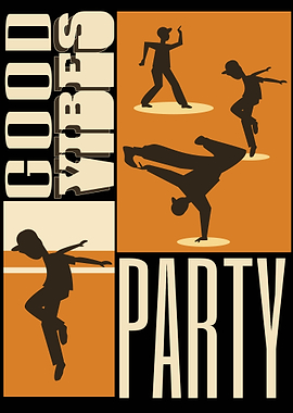 Good Vibes Party Poster