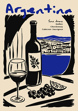 Argentina Wine Still Life