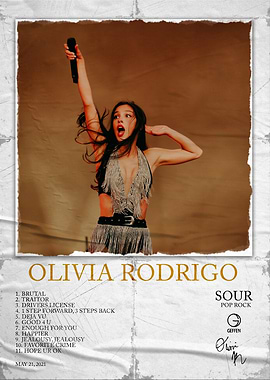 Olivia Rodrigo Sour Album Cover