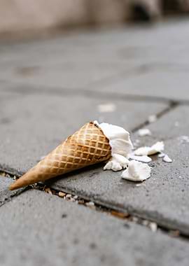Fallen Ice Cream Cone