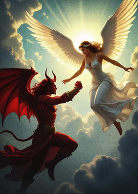 Angel and Devil Sky