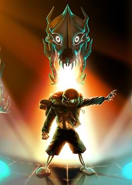 Sans Undertale with Gaster Blaster