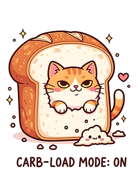 Cat in Bread Cartoon