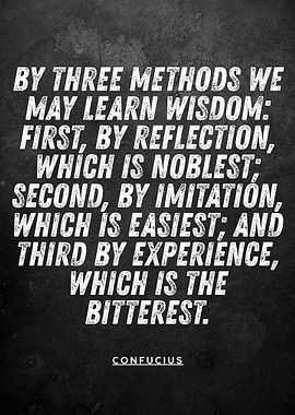 Confucius Wisdom Quote on Dark Background