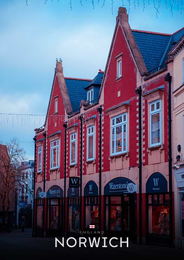Norwich, England: Waterstones Bookstore