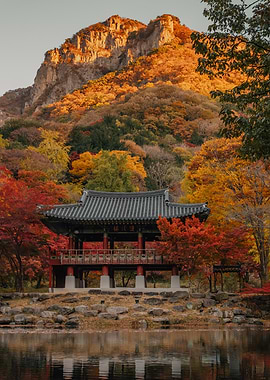 Korean Mountain Temple