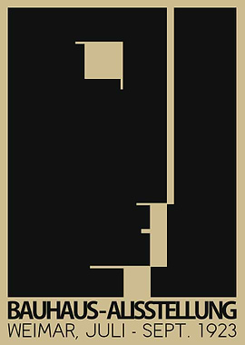 Bauhaus Exhibition Poster, 1923