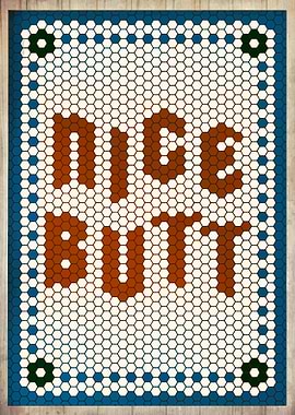 Nice Butt Poster Print Sign