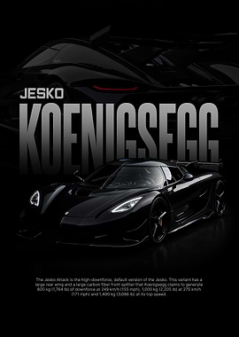 Dark Koenigsegg Jesko Attack