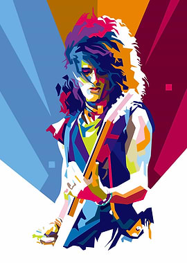 Joe PerryPop Art Style