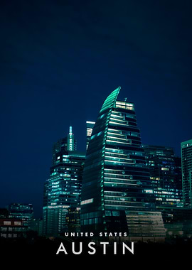 Austin, Texas at Night