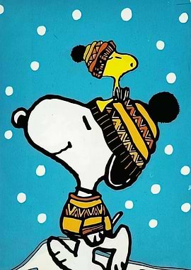 Snoopy and Woodstock Winter Fun
