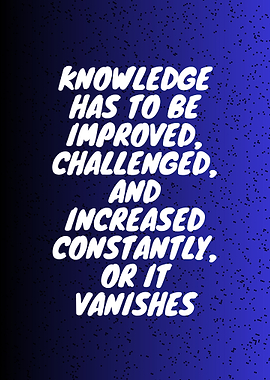 Knowledge Improvement Quote