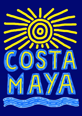 Costa Maya Graphic Art