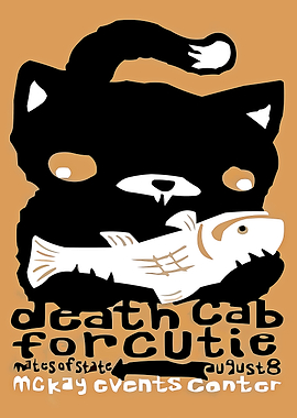 Death Cab for Cutie Concert Poster