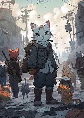 Post-Apocalyptic Cat Patrol