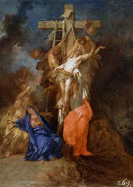 Descent from the Cross Painting