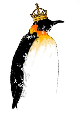Penguin with Crown