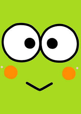 Keroppi Face Close-Up