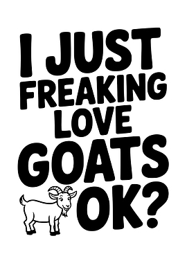 I Love Goats Graphic