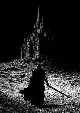 Dark Knight and Distant Castle