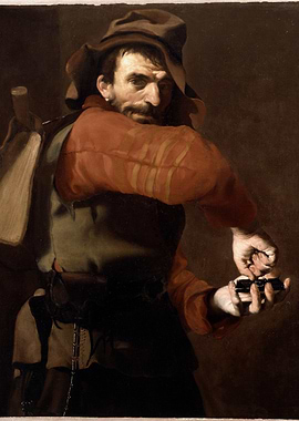 The Cardsharp by Caravaggio