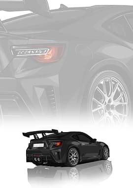 Subaru BRZ STI Performance black