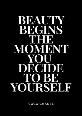 Beauty Begins Quote by Coco Chanel
