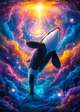 Cosmic Orca Whale