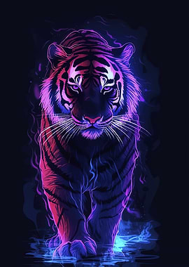 Neon Tiger Animal