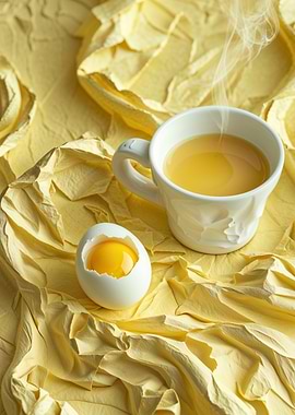 Warm Morning Egg & Tea Harmony