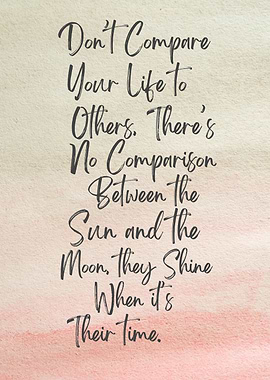 Inspirational Quote: Sun and Moon