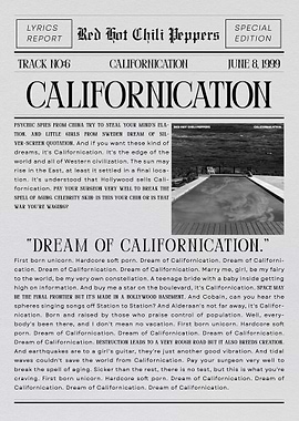 Red Hot Chili Peppers Californication