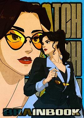 Brainbook Dispatch Comic Style Portrait