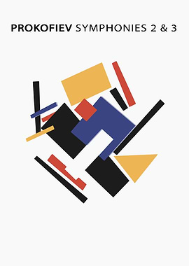 Prokofiev Symphonies 2 & 3 Abstract Art