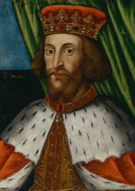 Portrait of King John