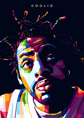 Coolio Portrait Pop Art