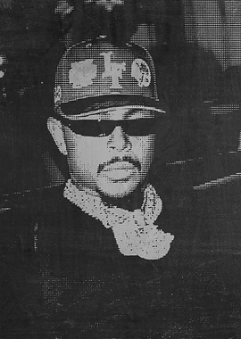 Luciano Halftone Poster