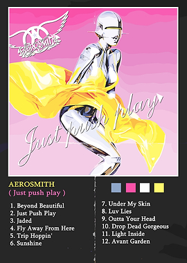 Aerosmith - Just Push Play Album Cover