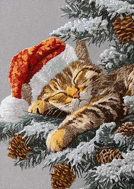 Christmas Cat Nap