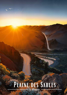 Plaine des Sables, La Réunion landscape