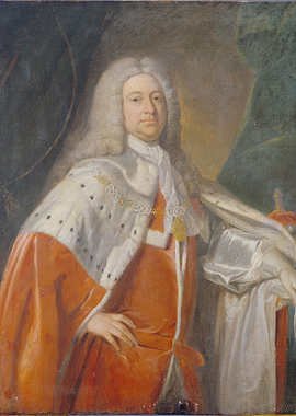 Portrait of a nobleman in wig