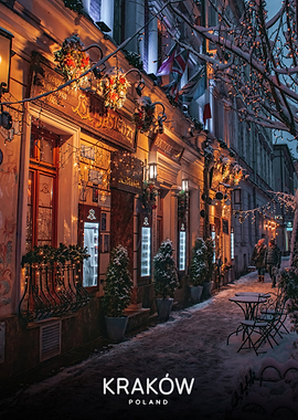 Winter in Kraków, Poland