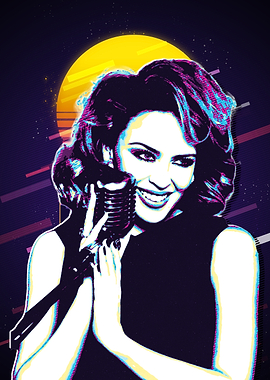 Kylie Minogue Retro Pop Art