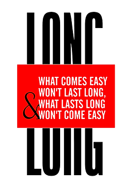 Long Lasting Inspirational Quote