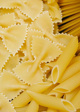 Assorted Pasta Close-Up